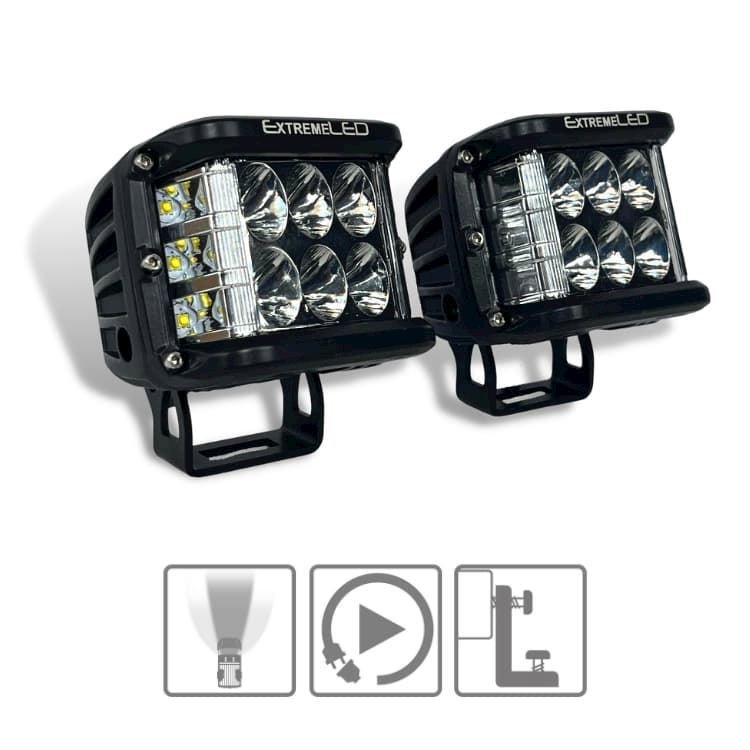 Side Shooter LED Light Pods (Pair)