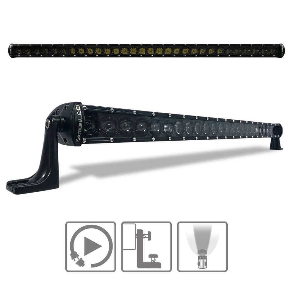 Extreme Stealth 40" Single Row LED Light Bar (Combo - Spot and Flood)