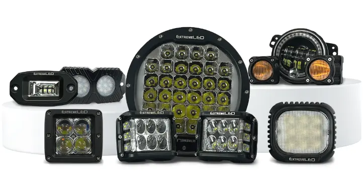 Extreme LED pods, side shooter, scene lights, stackerz