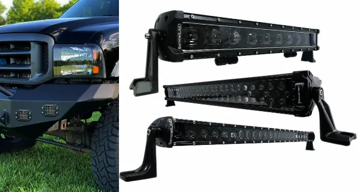 Extreme Stealth Dual Row Series Light Bar and Pods