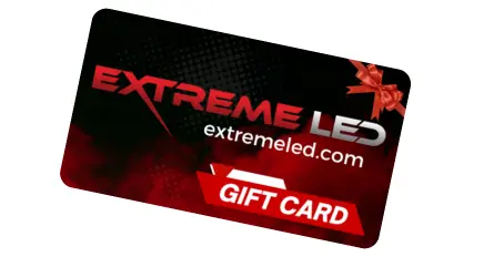 Extreme led gift card
